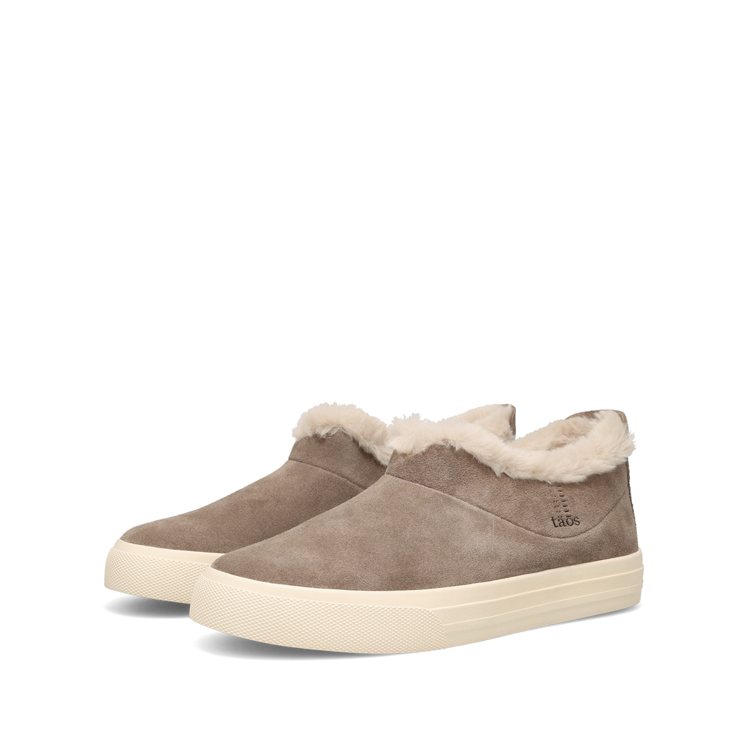 Pair Image of Mini Chic Dark Taupe Suede 7.5