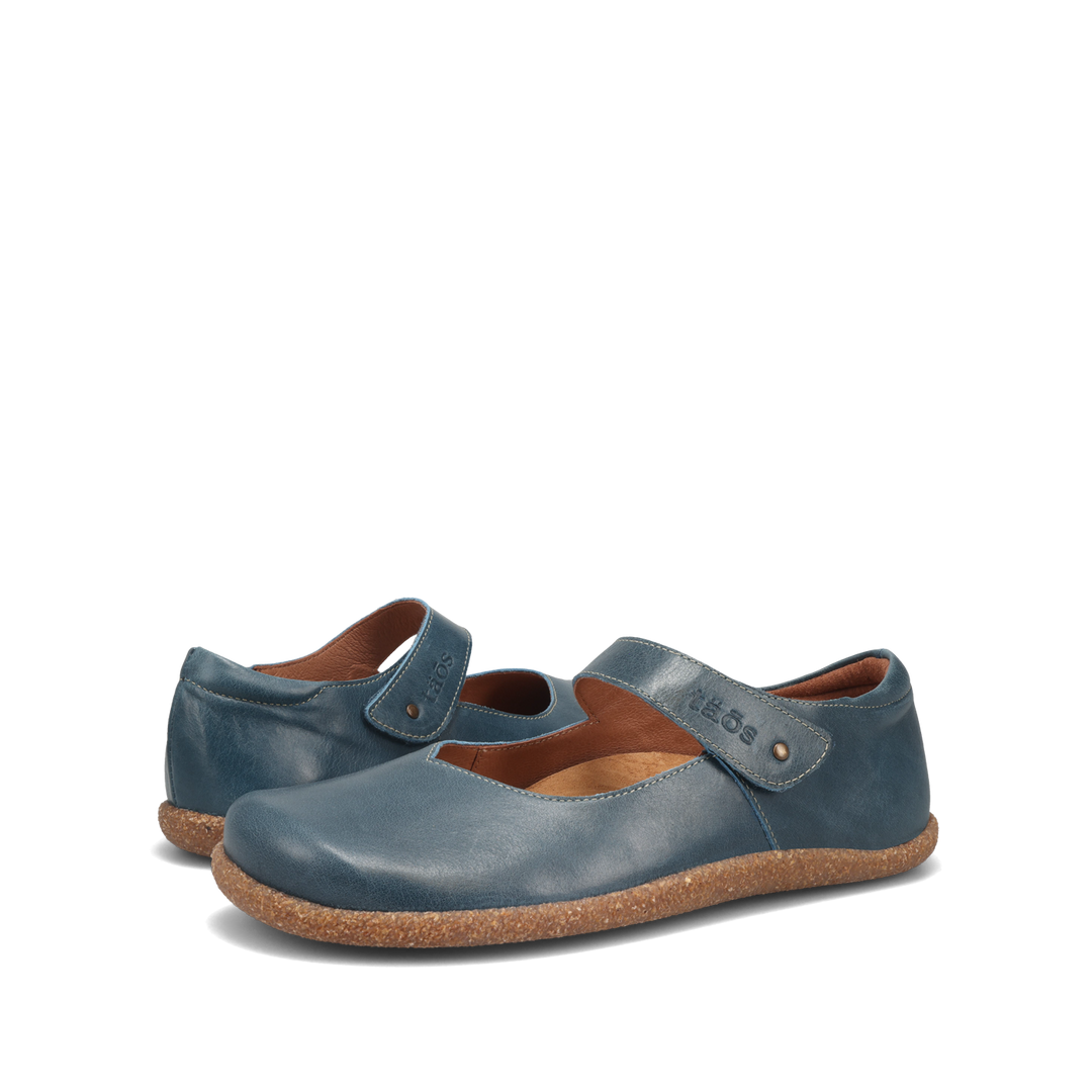 Pair Image of Ultimate Petrol Blue Leather 38