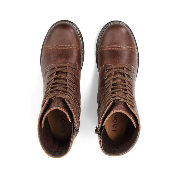 Top down image of Crave Brown Vintage Leather Size 36