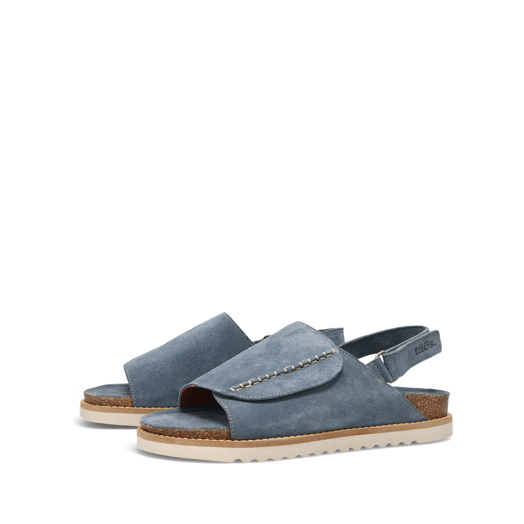 Pair image of Abstract Blue Suede 42