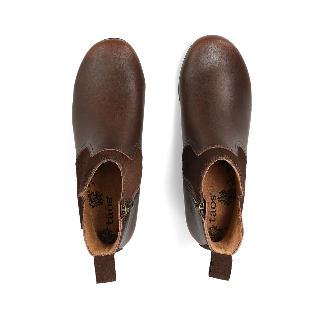 Top down image of Edition Dark Brown/Brown Suede Size 6