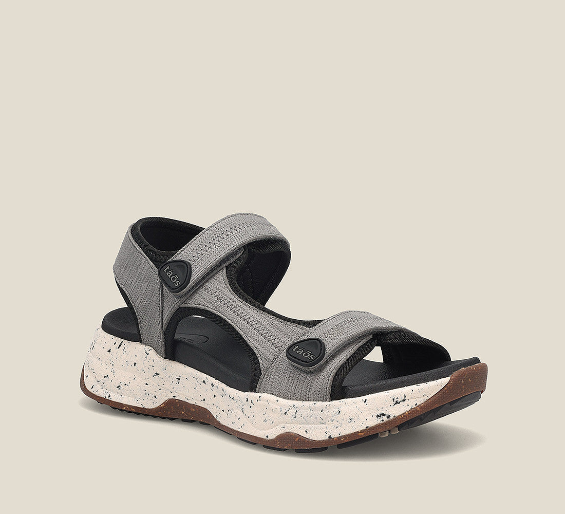 Hero image of Taos Footwear Super Side Grey Emboss Size 8