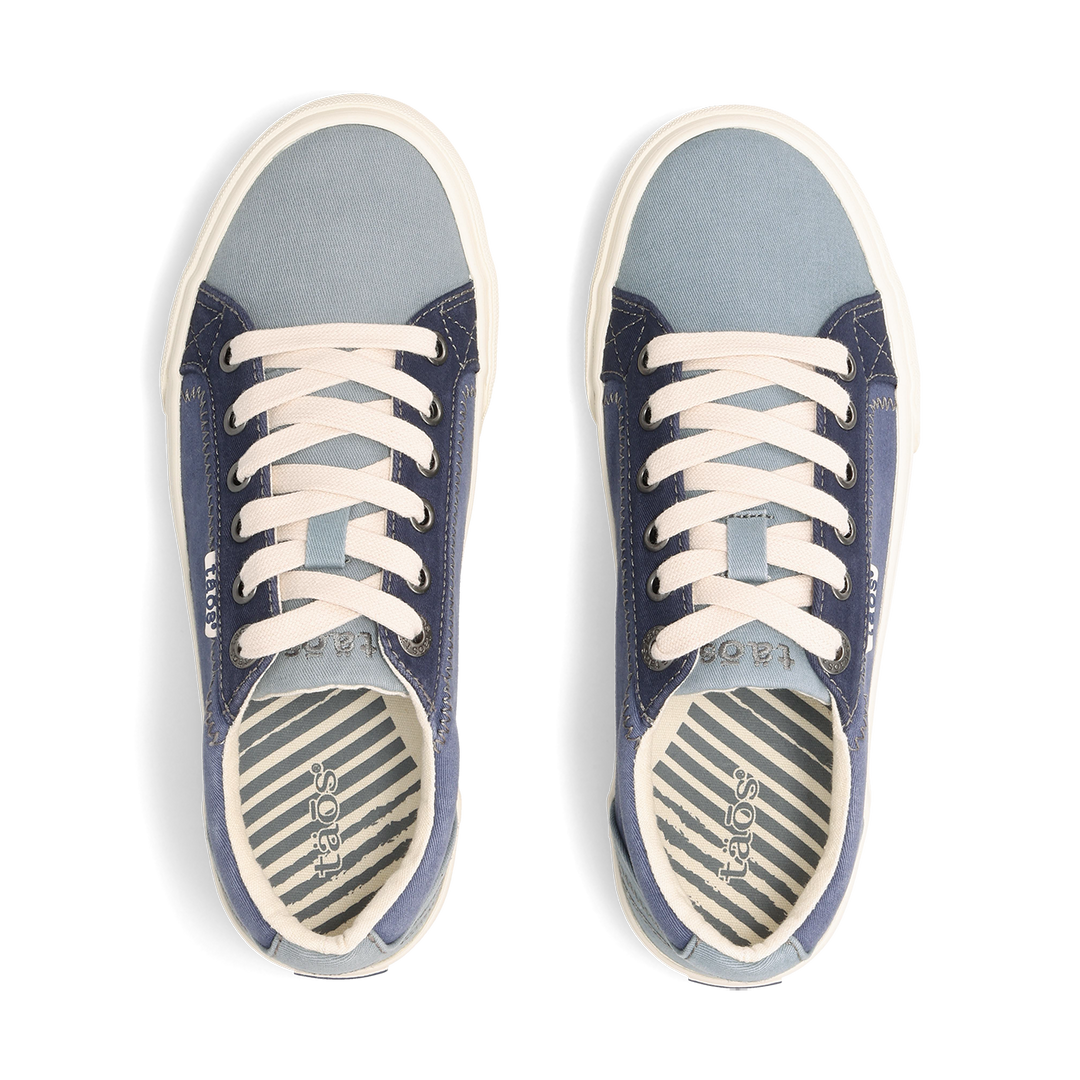 Top down Image of Plim Soul Indigo Multi Size 6.5