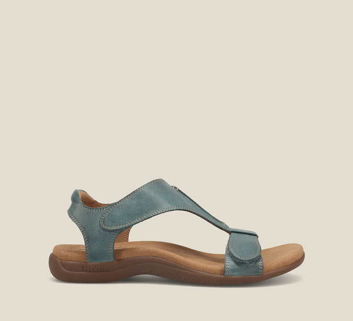 Side angle image of Taos Footwear The Show Teal Size 6