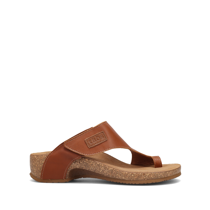 Side angle image of Taos Footwear Loop Brandy Size 36