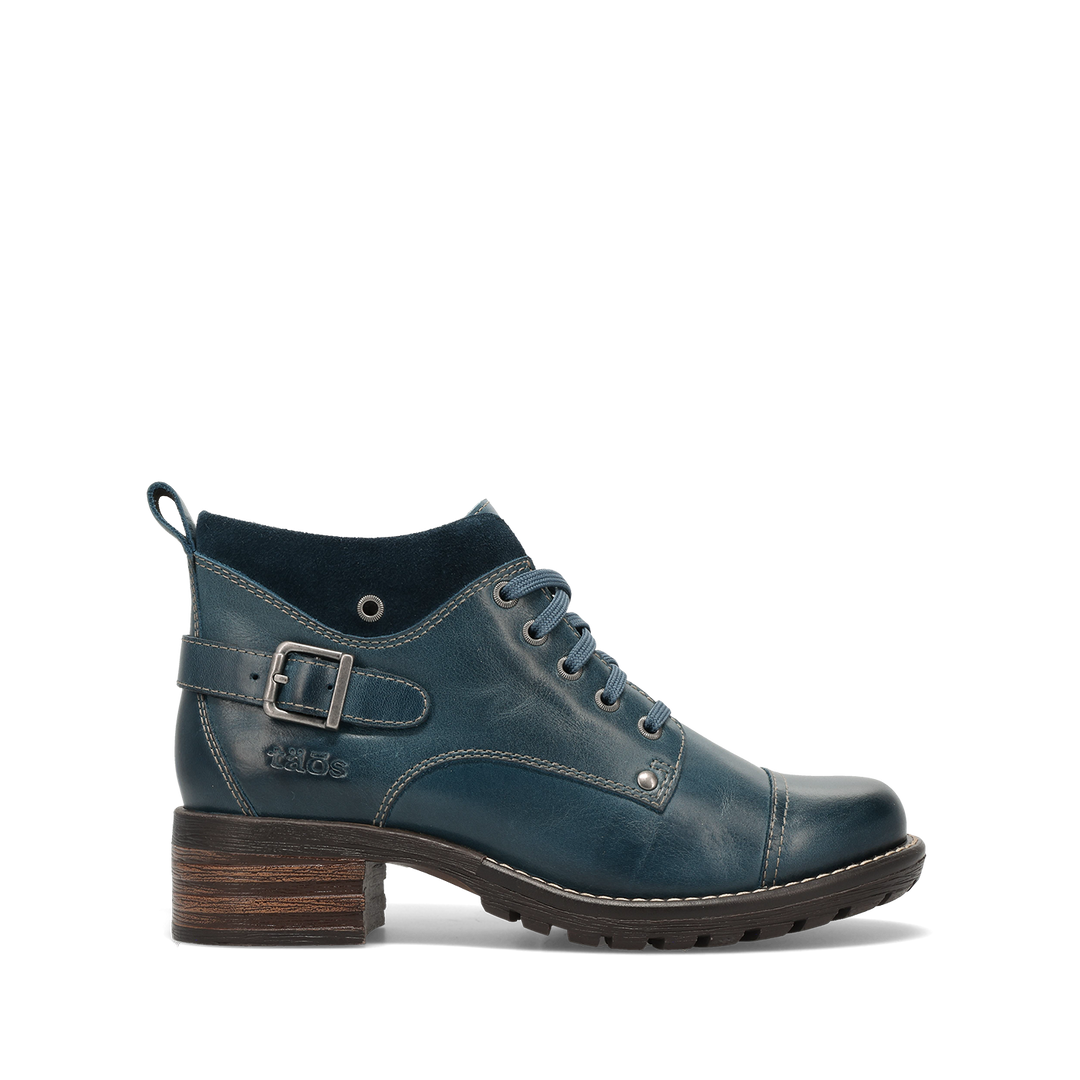 Outside Image of Mini Crave Petrol Blue Leather 40