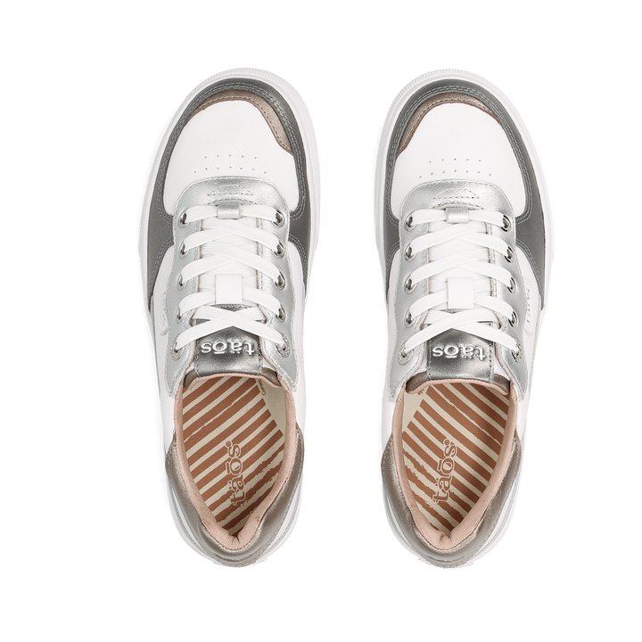 Top down image of Pop Soul White Metallic Multi 7