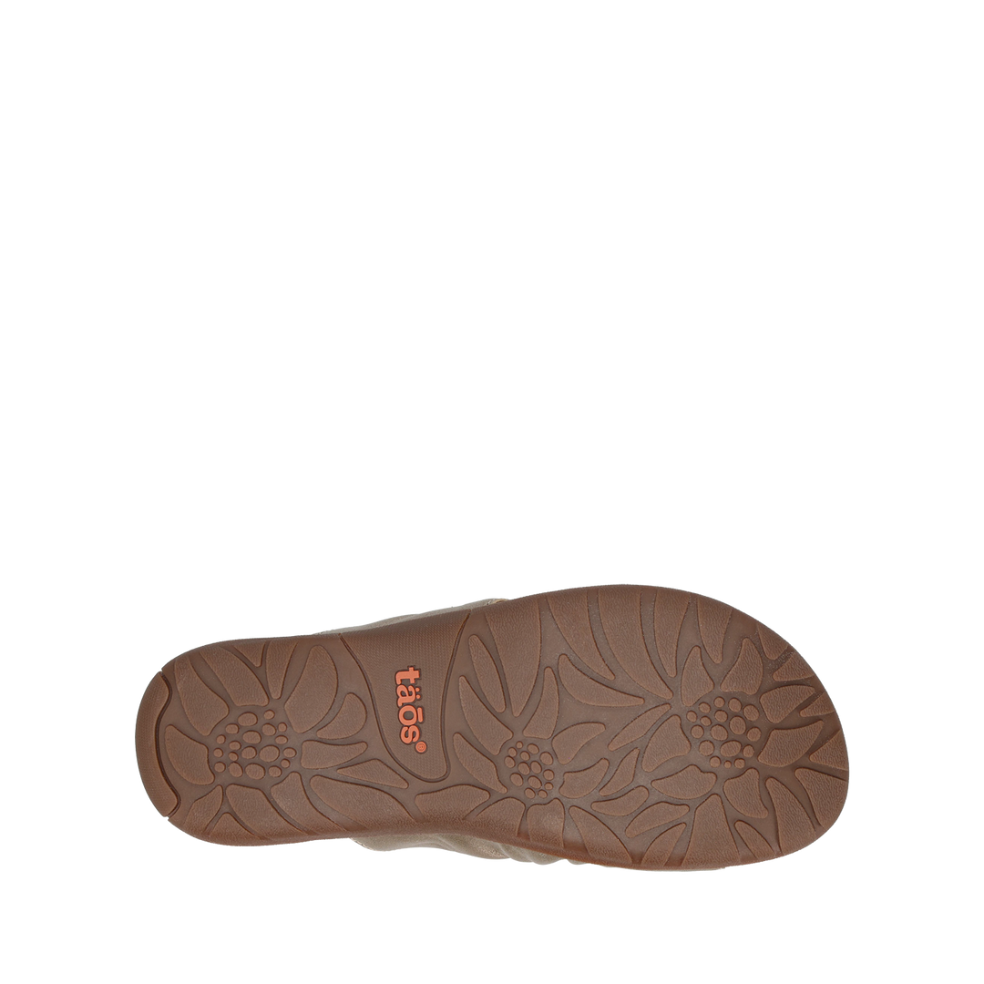 Outsole image of Taos Footwear Gift 2 Champagne Size 11