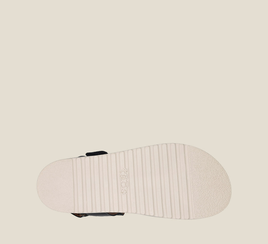 Outsole image of Taos Footwear Sideways Black Size 37