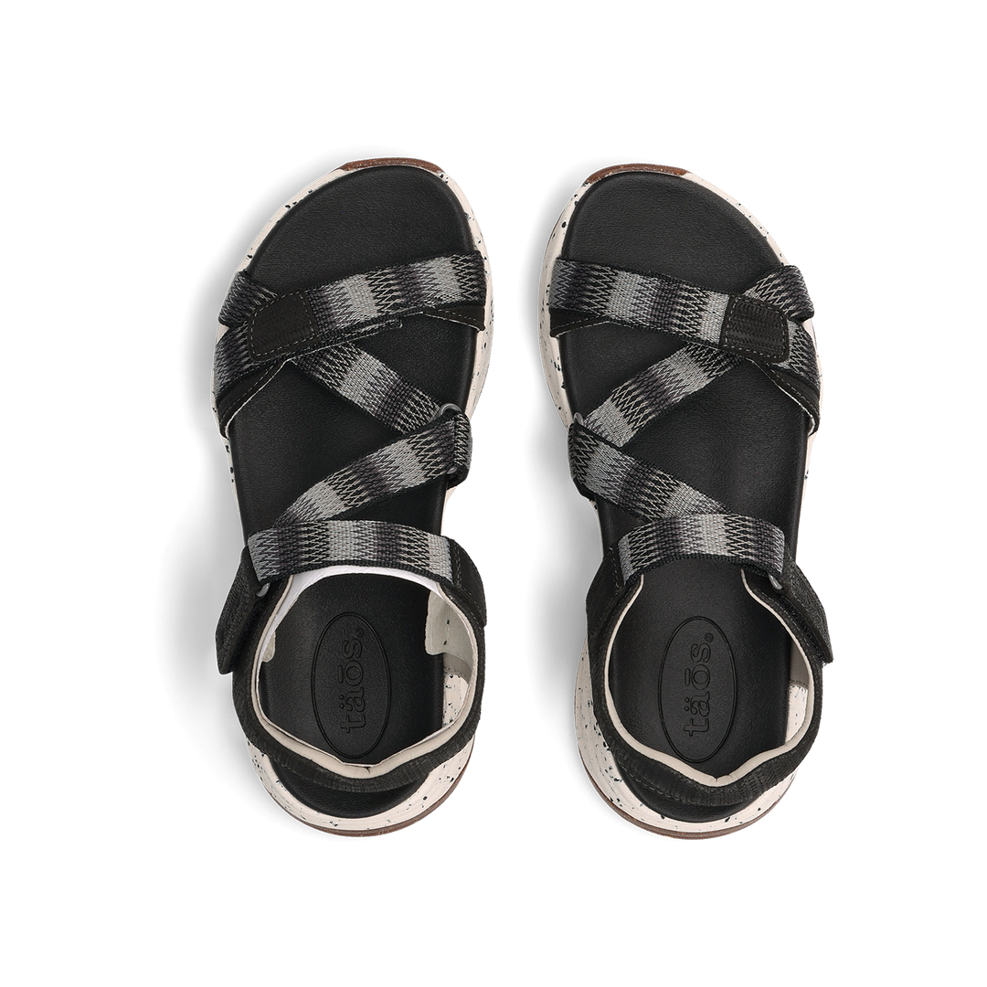 Top down Image of Super Z Black/Grey Multi 6