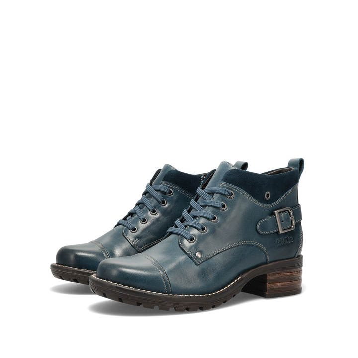 Pair Image of Mini Crave Petrol Blue Leather 40