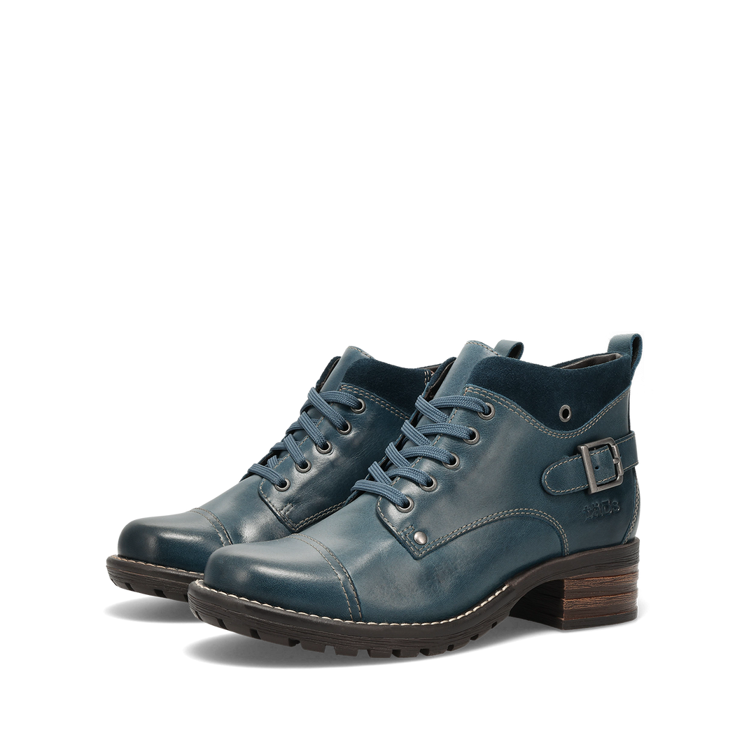 Pair Image of Mini Crave Petrol Blue Leather 40