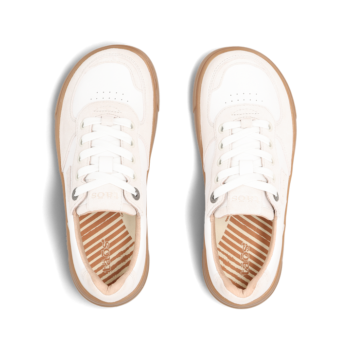 Top down image of Fusion White/Ice Suede Size 6