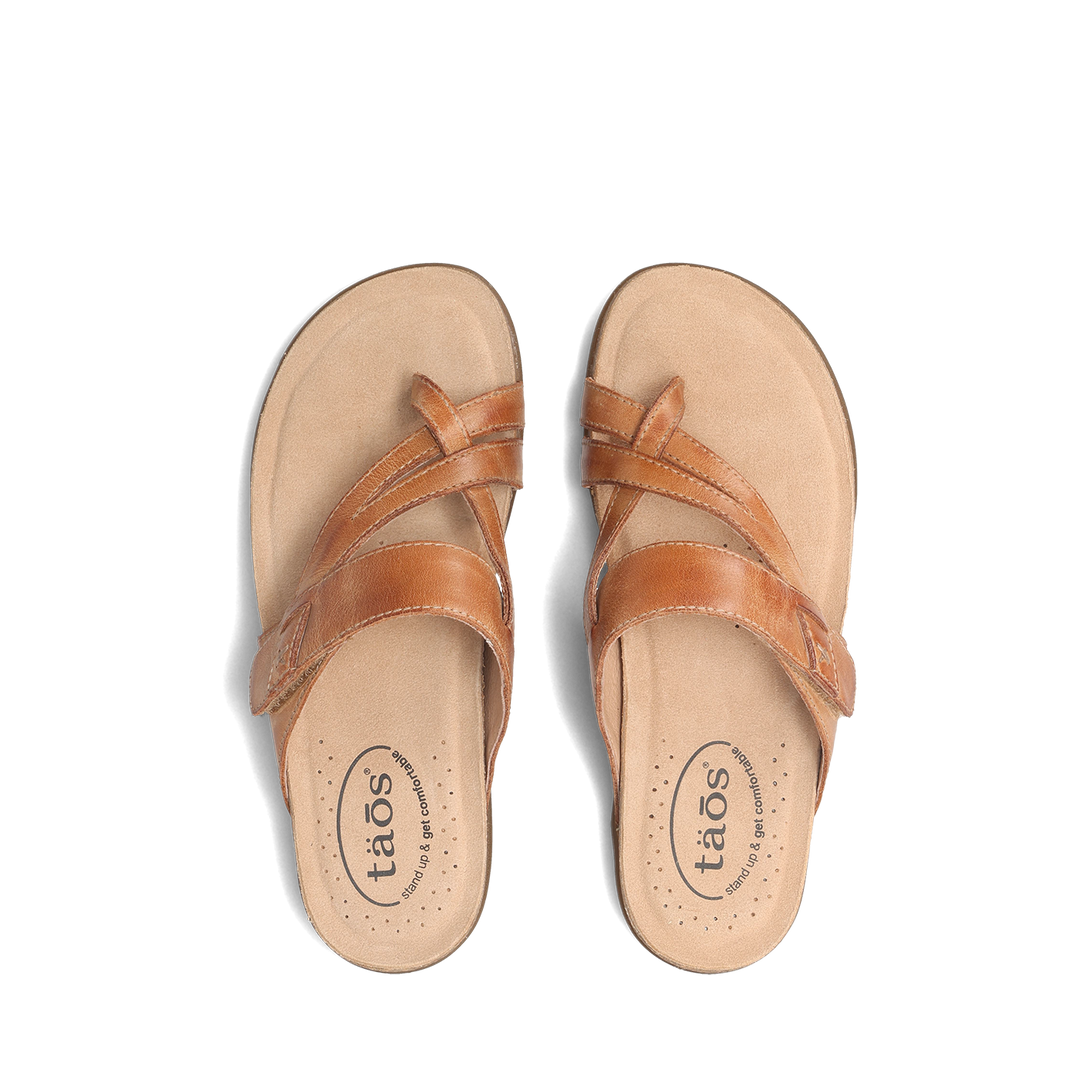 Top down image of Taos Footwear Perfect Tan Size 6