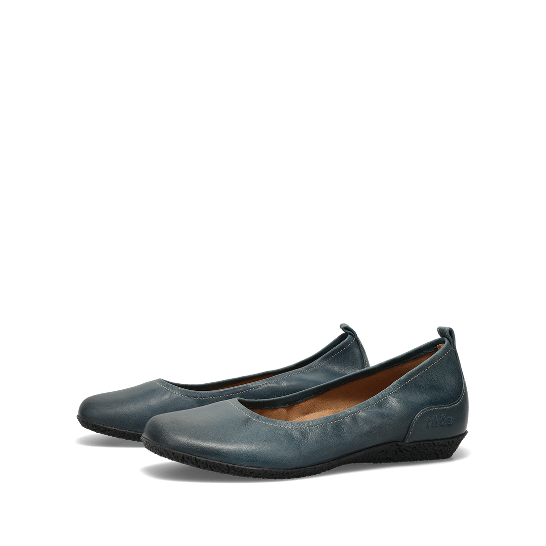 Pair Image of Chit Chat Petrol Blue Leather 11