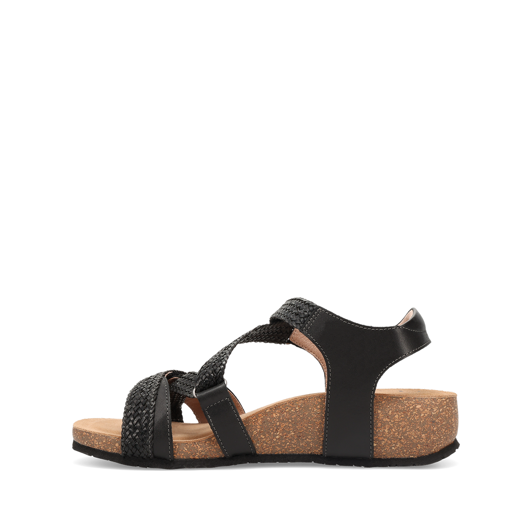 Side angle image of Taos Footwear Trulie Black Size 36