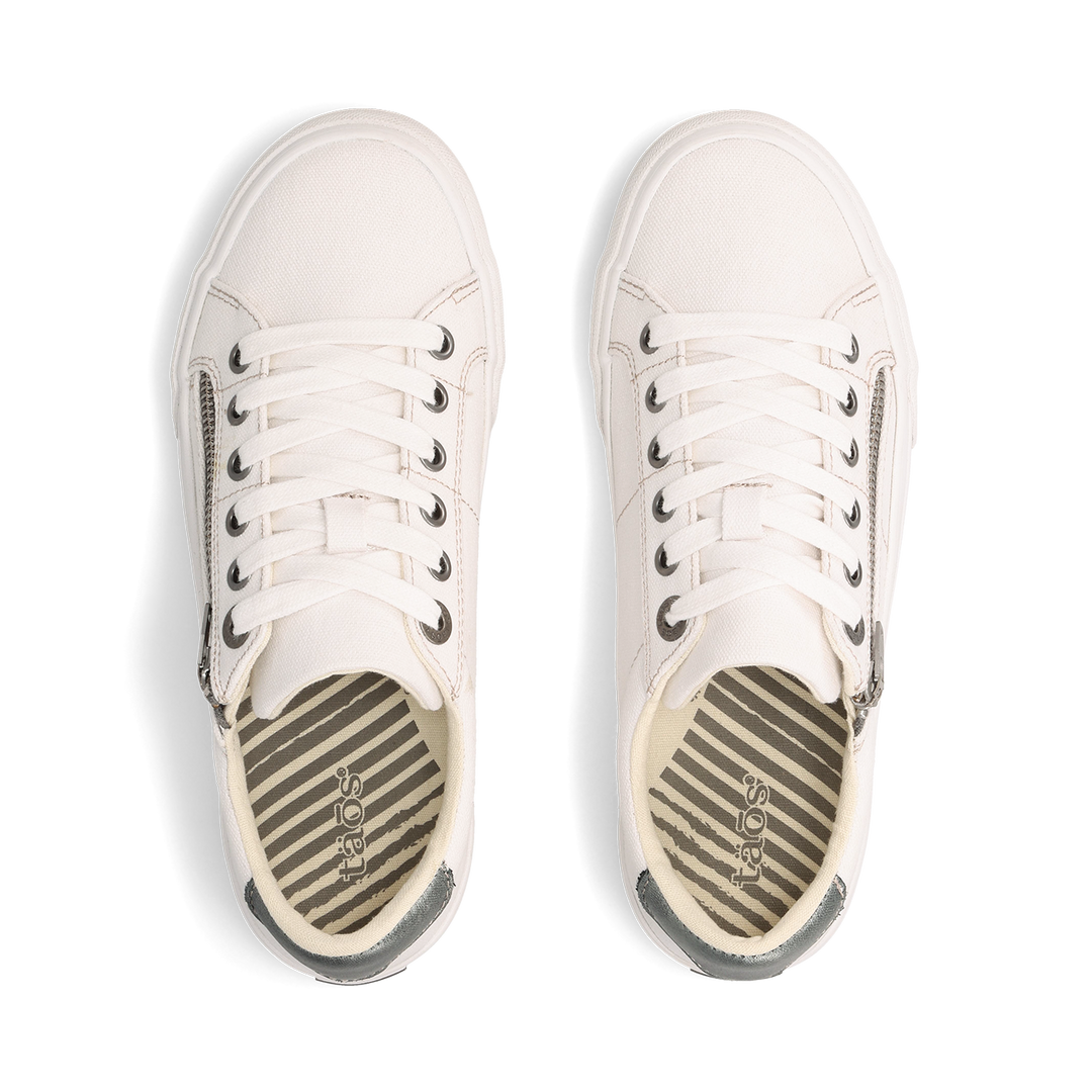 Top down Image of Z Soul White/Pewter 9 W