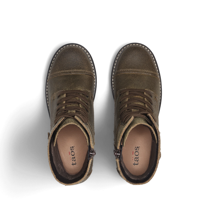 Top down Image of Crave Olive Ruff Out Size 41