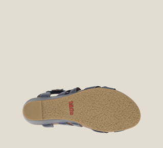 Load image into Gallery viewer, Outsole image of Taos Footwear Xcellent 2 Dark Blue Size 42
