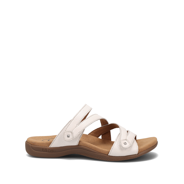 Side angle image of Taos Footwear Double U White Size 6