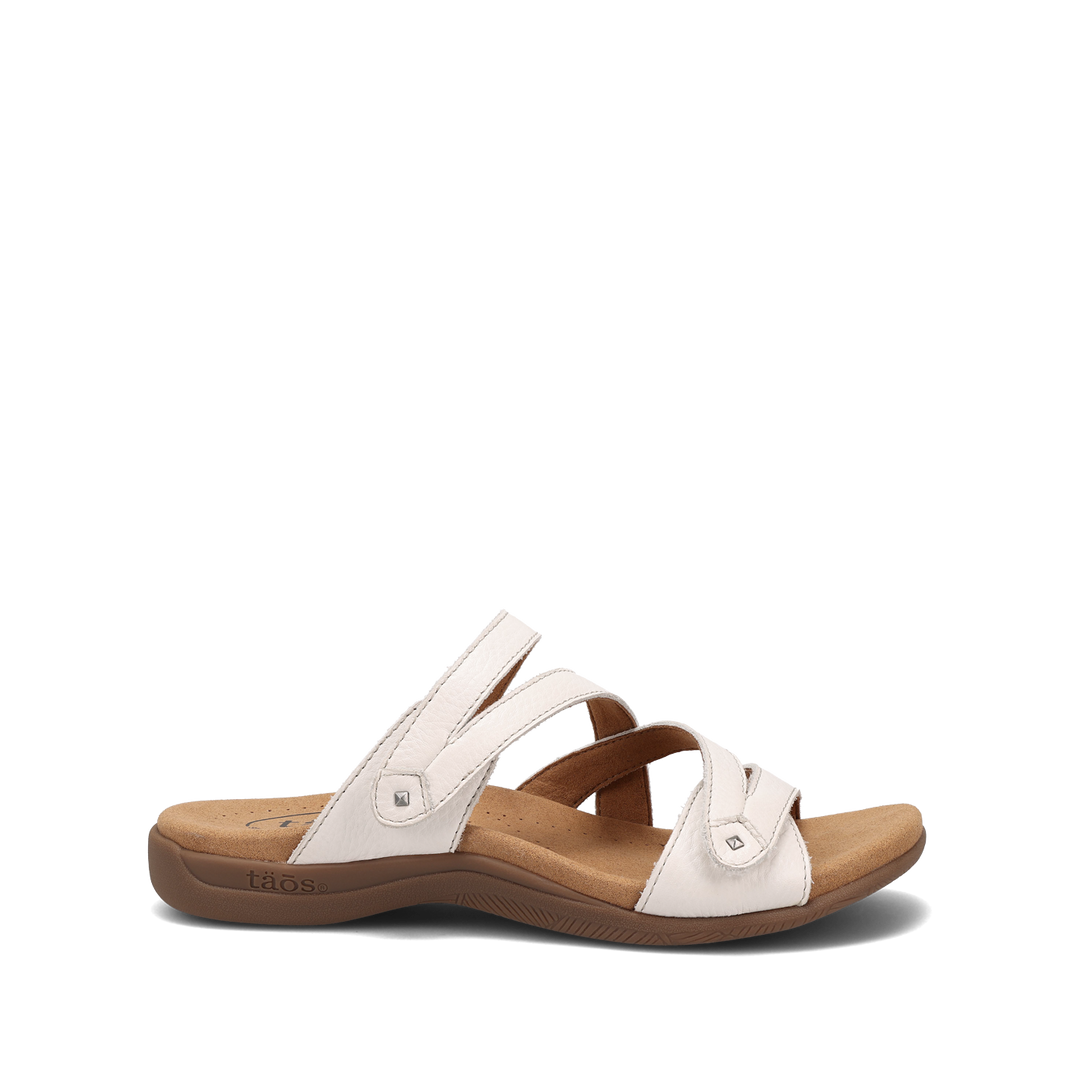 Side angle image of Taos Footwear Double U White Size 6