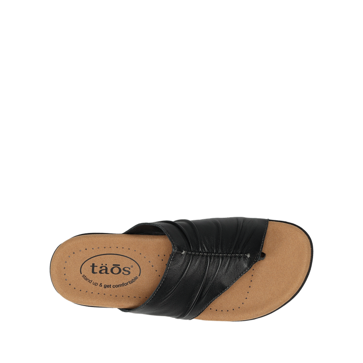 Top down image of Taos Footwear Gift 2 Black Size 6