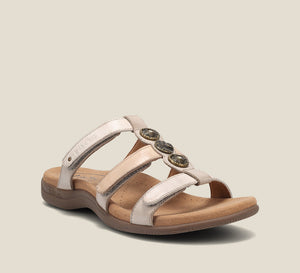 Hero image of Prize 4 Stone Multi leather slide on Sandals