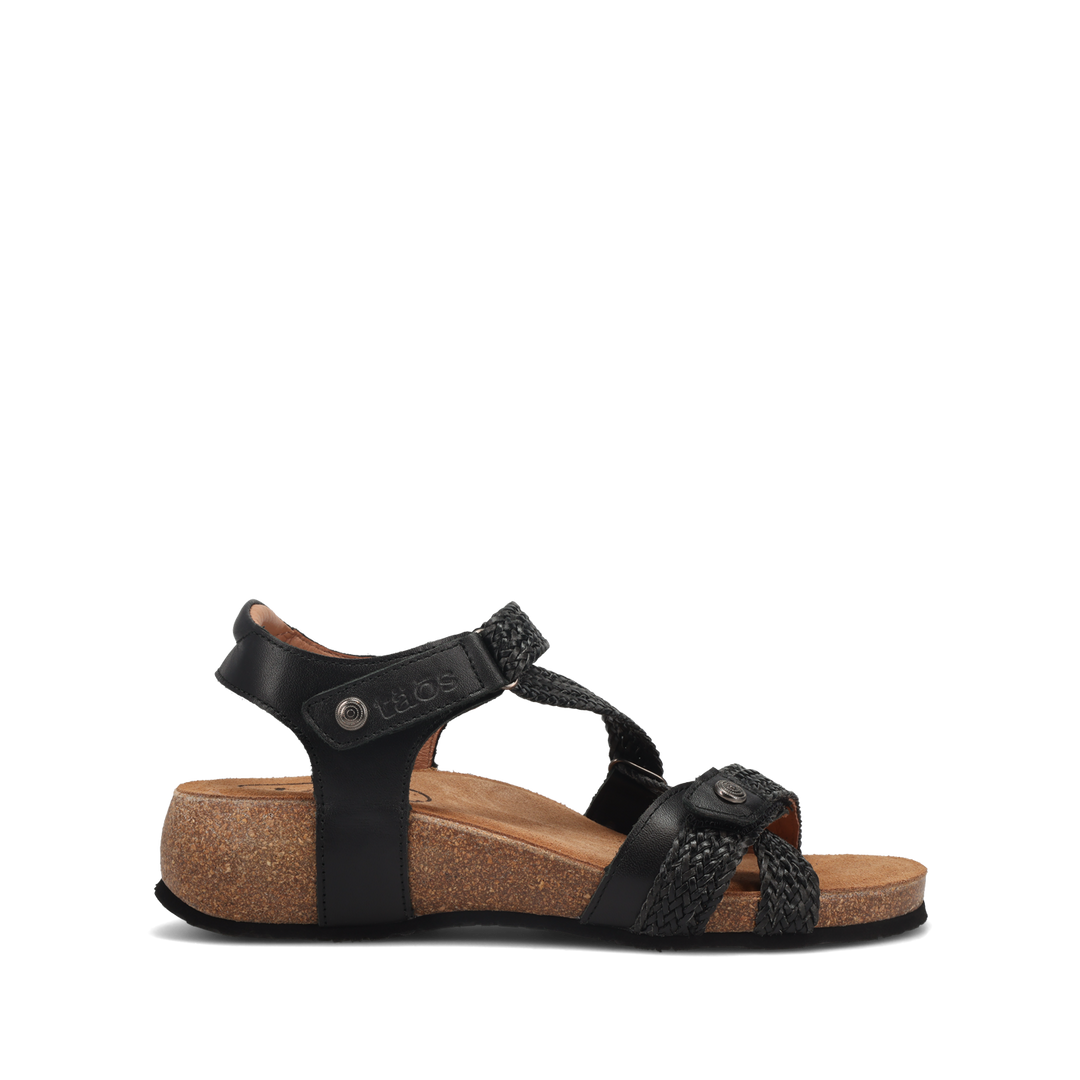 Side angle image of Taos Footwear Trulie Black Size 36