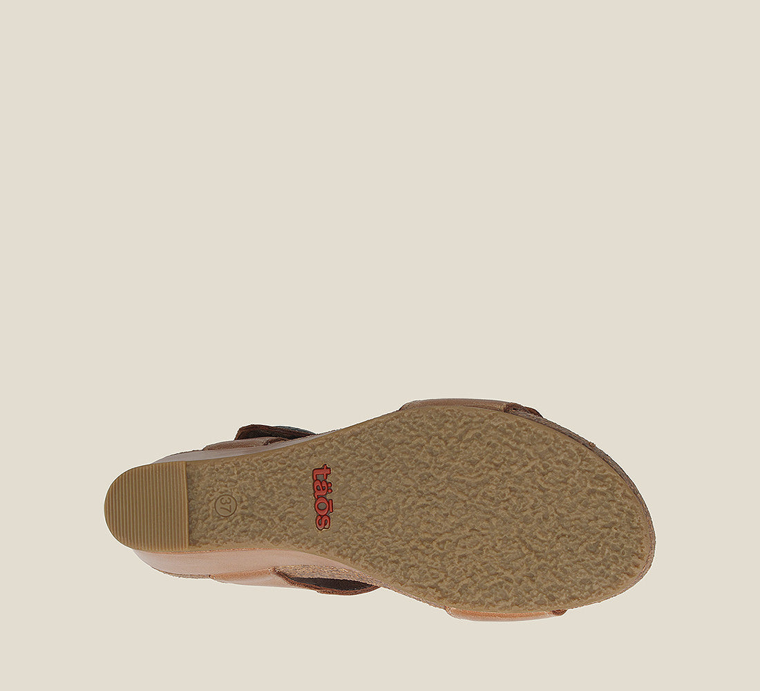 Outsole image of Taos Footwear Carousel 3 Tan Size 36