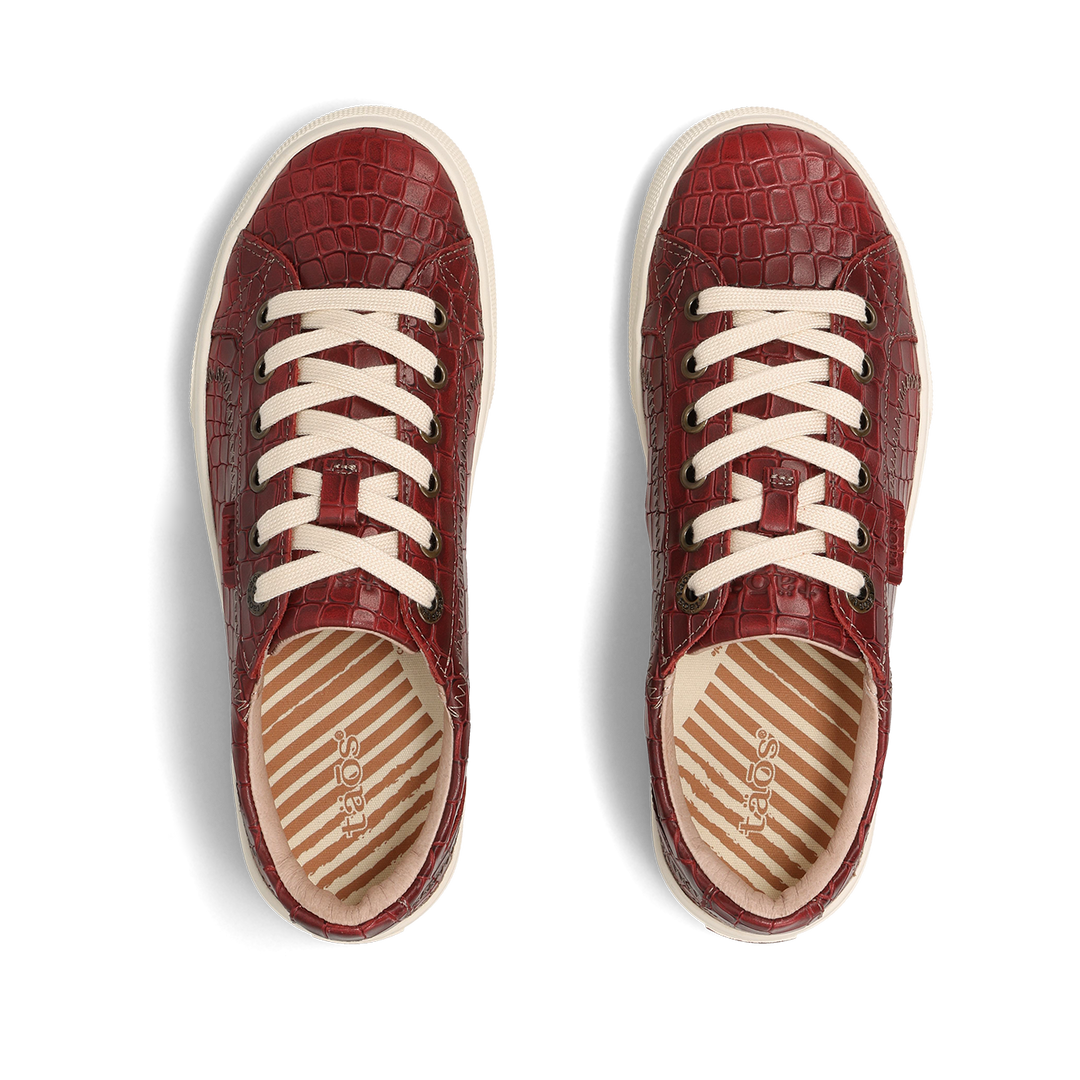 Top down Image of Plim Soul Lux Red Croco 9
