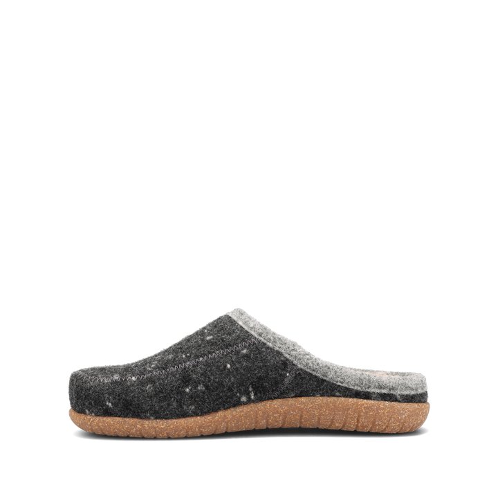 Side angle image of Taos Footwear Wooltastic Charcoal Speckled Wool Size 37