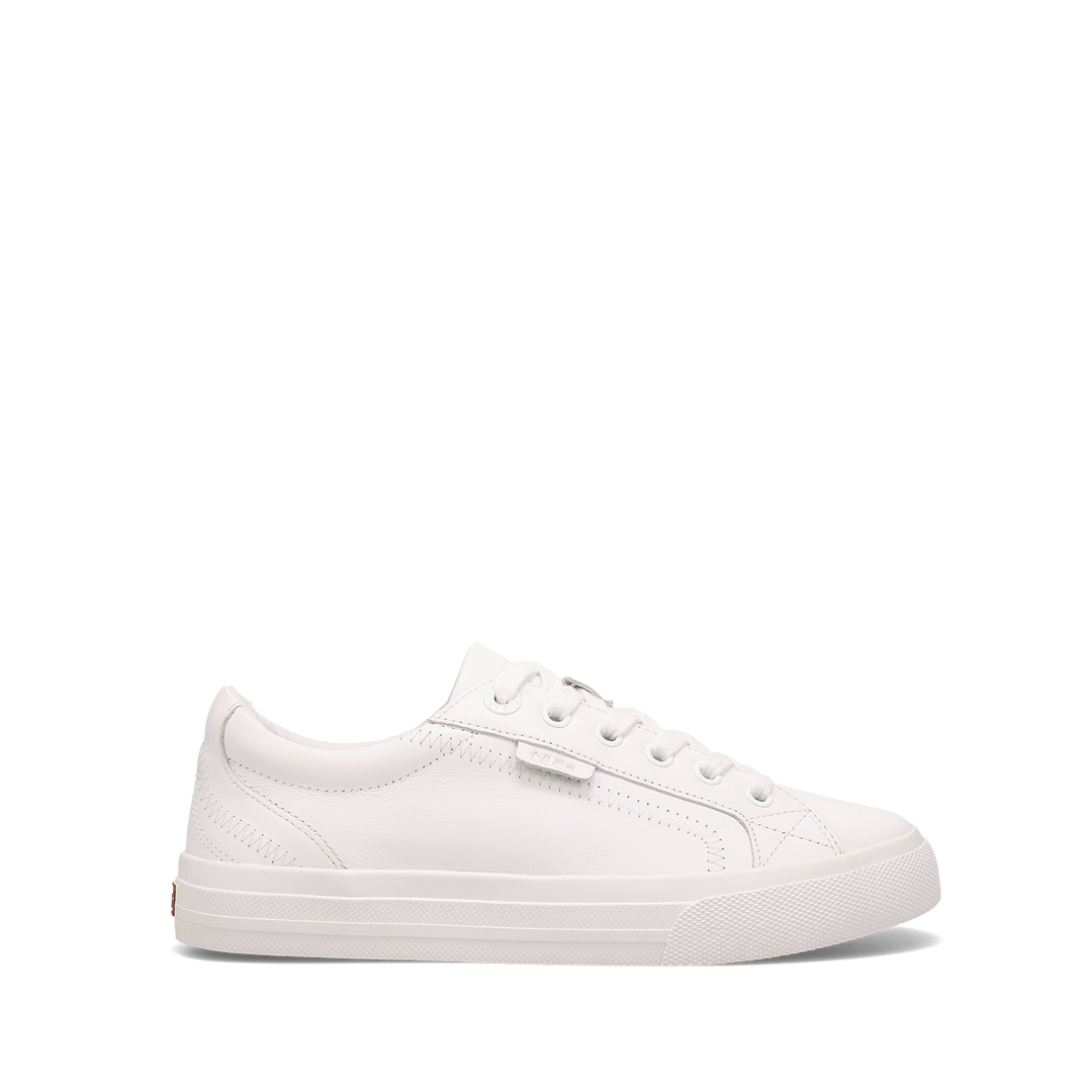 Outside Image of Plim Soul Lux White Leather Size 6