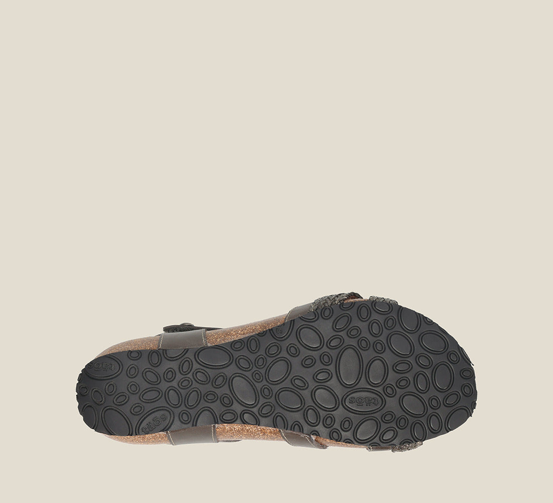Outsole image of Taos Footwear Trulie Dark Grey Size 36