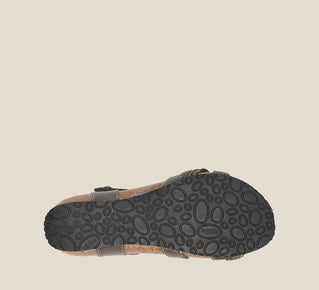 Load image into Gallery viewer, Outsole image of Taos Footwear Trulie Dark Grey Size 36
