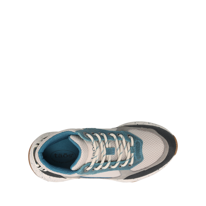 Top down Image of Advance Mid Grey/Teal Multi Size 7