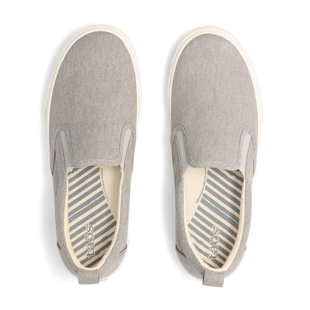 Top down Image of Rubber Soul Grey Wash Canvas Size 6