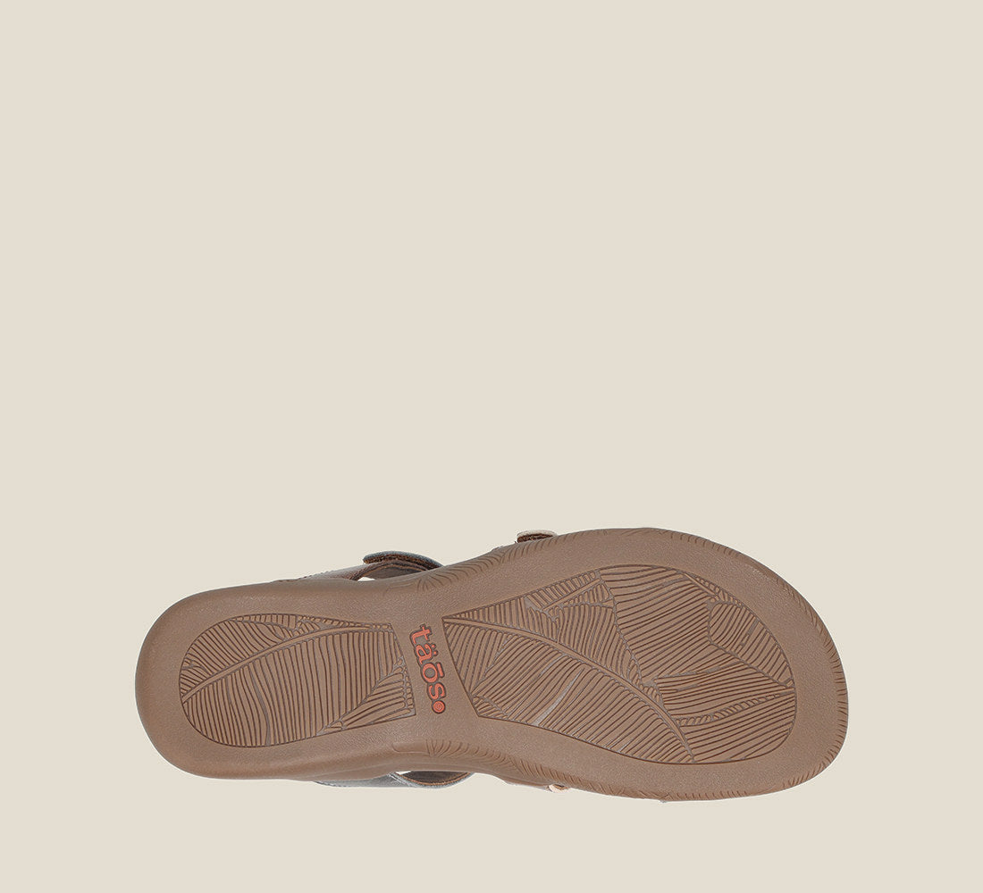 Outsole image of Taos Footwear The Show Bronze Size 6