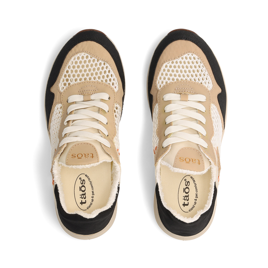 Top down Image of Direction Black/Taupe Multi Size 6