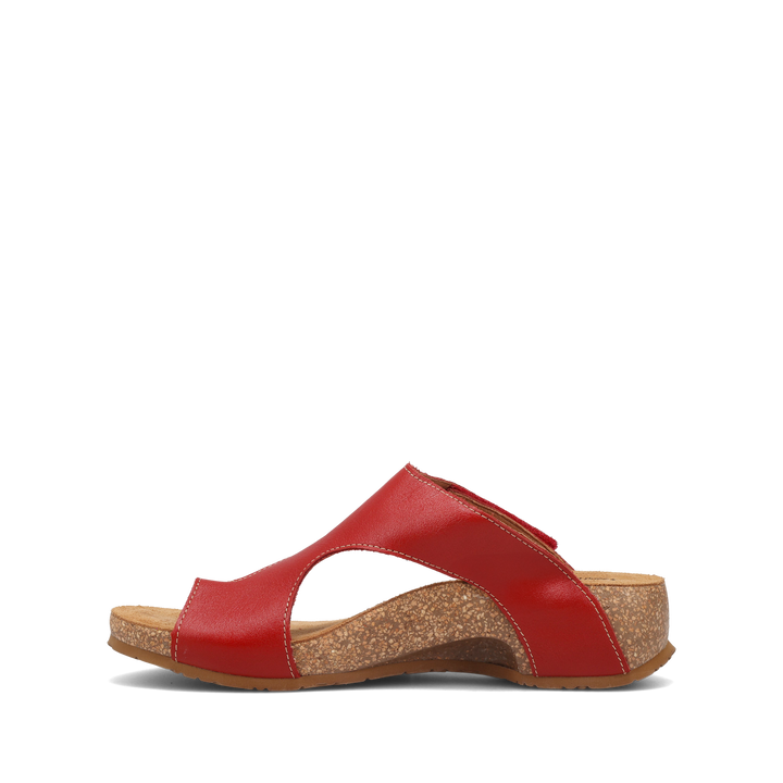 Side angle image of Taos Footwear Loop Red Size 42