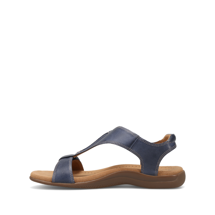 Side angle image of Taos Footwear The Show Dark Blue Size 6