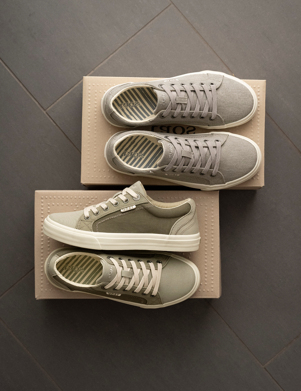 PlimSoul GreyWashCanvas SageOliveMulti MAC0699