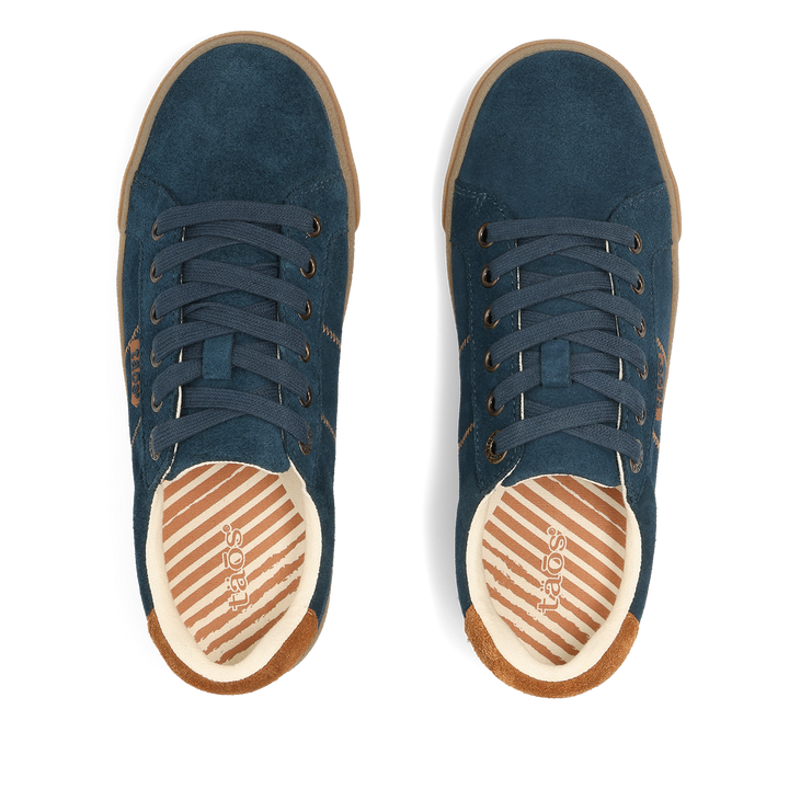 Top down image of Star 2.0 Teal/Cognac Suede 6