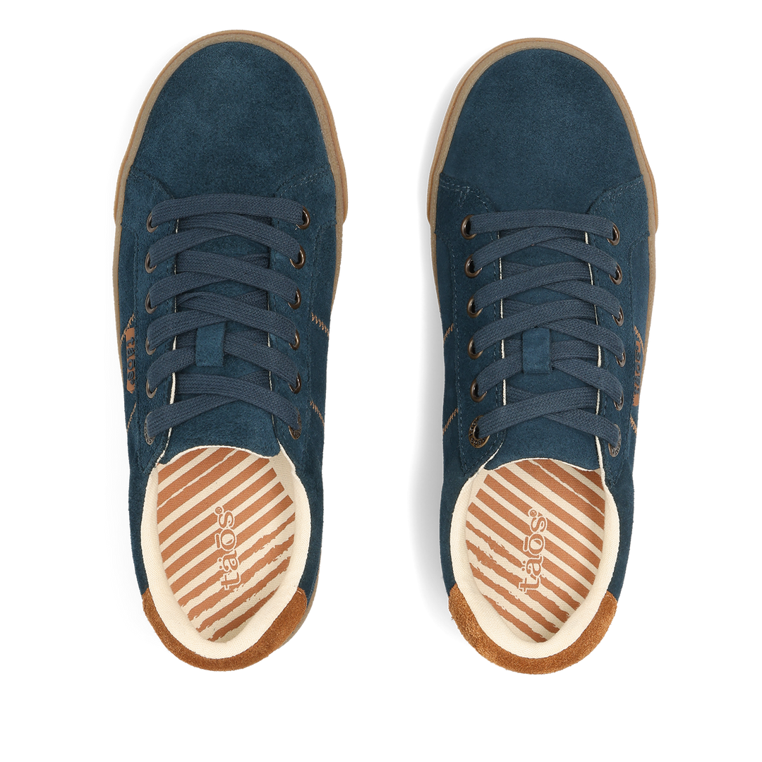 Top down image of Star 2.0 Teal/Cognac Suede 6