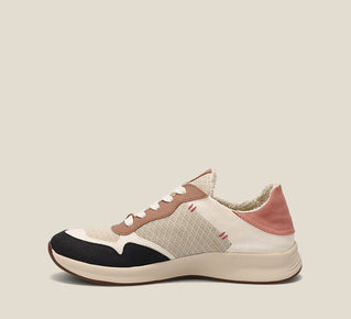 Load image into Gallery viewer, Side image of Direction Beige/Rosette Multi Sneakers
