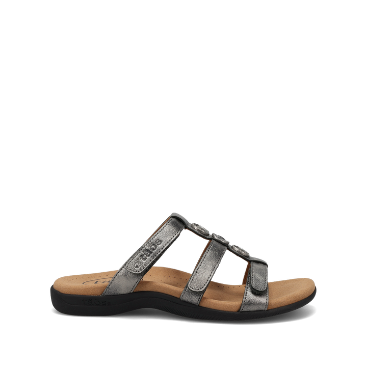 Side angle image of Taos Footwear Prize 4 Pewter Size 8