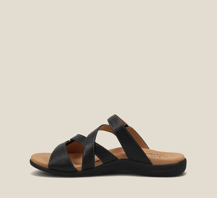 Side angle image of Taos Footwear Double U Black Size 6