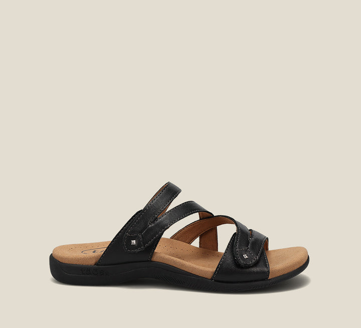 Side angle image of Taos Footwear Double U Black Size 6