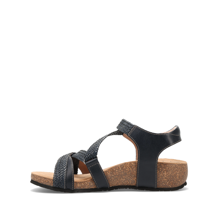 Side angle image of Taos Footwear Trulie Navy Size 36