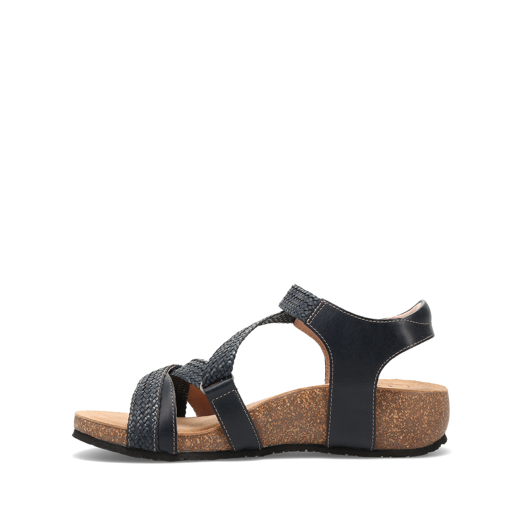 Side angle image of Taos Footwear Trulie Navy Size 36