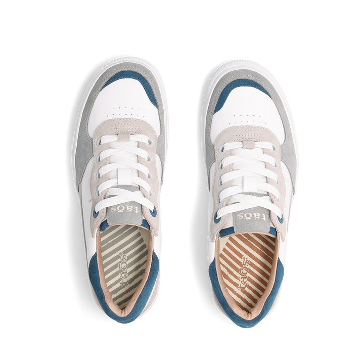 Top down Image of Pop Soul Grey/Petrol Blue Multi 9